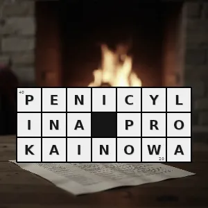 Hasło krzyżówkowe benzylopenicylina - penicylina prokainowa – rozwiązanie, synonimy, podpowiedzi i definicje krzyżówkowe